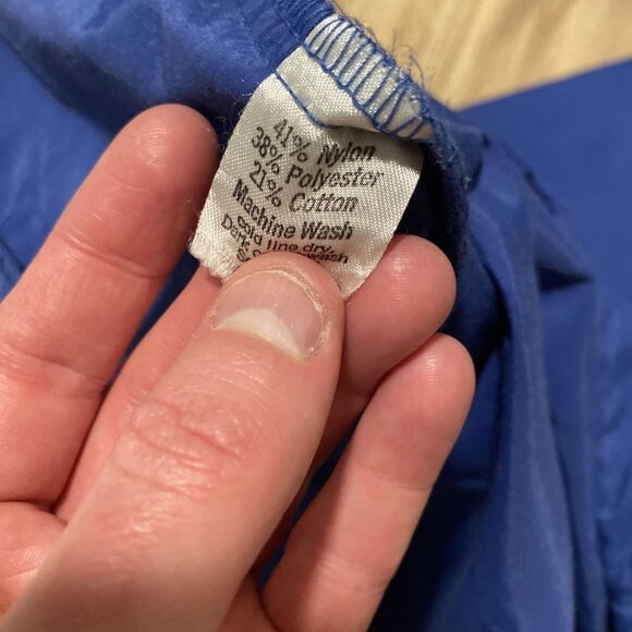 Patagonia Vintage 80s/90s Blue Hooded Pullover Jacket Small S - Picture 6 of 7